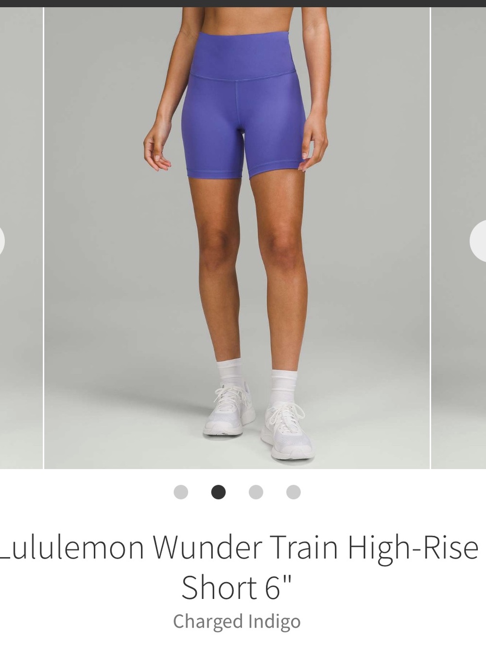 lululemon athletica High-Rise Wunder Training Shorts - Charged Indigo
